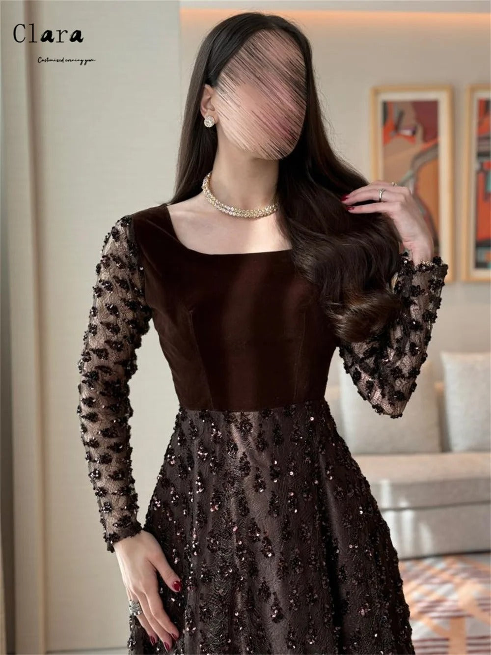 Clara Luxury Lace Dress