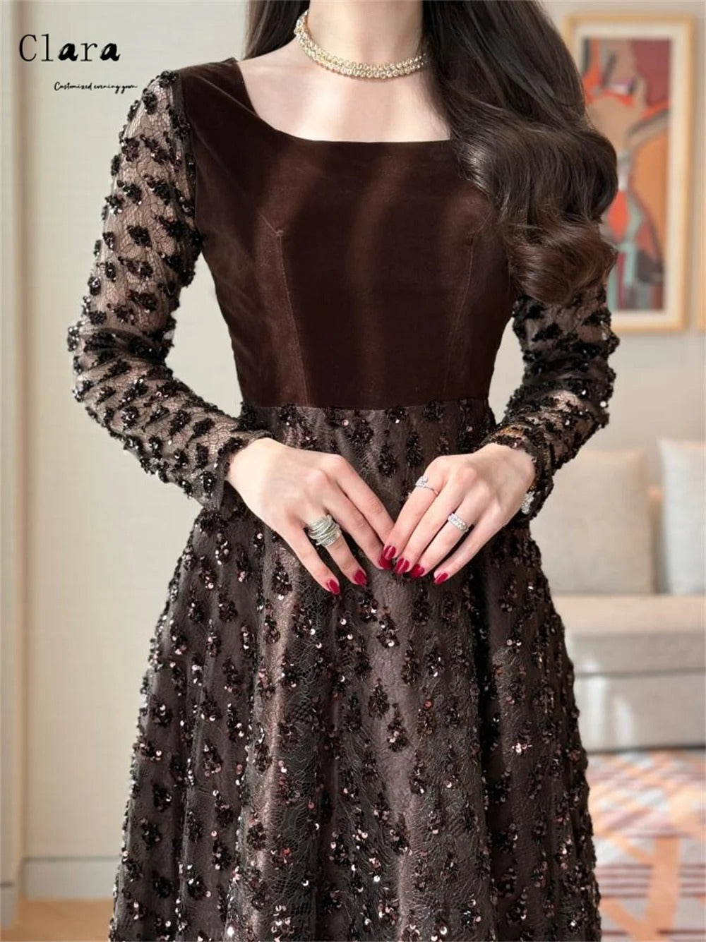 Clara Luxury Lace Dress